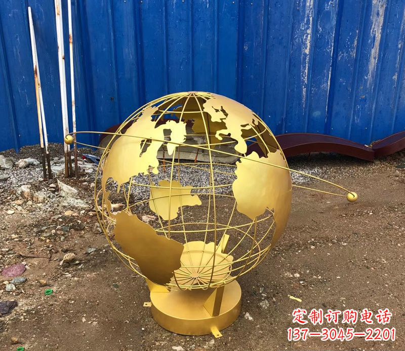 福建不锈钢地球仪抽象雕塑