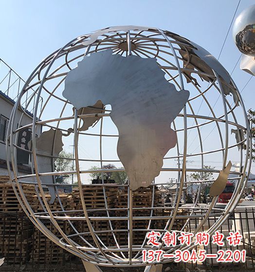 福建不锈钢地球仪景观雕塑1