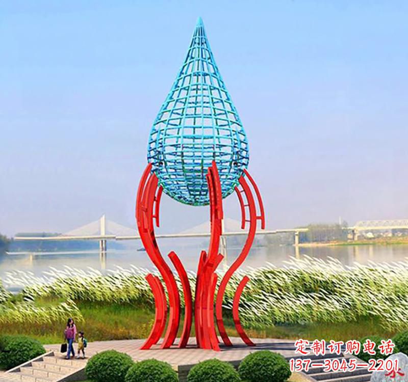 福建不锈钢灯泡雕塑灯光点亮美好生活