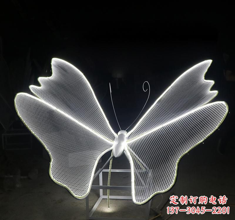 福建不锈钢灯饰蝴蝶雕塑
