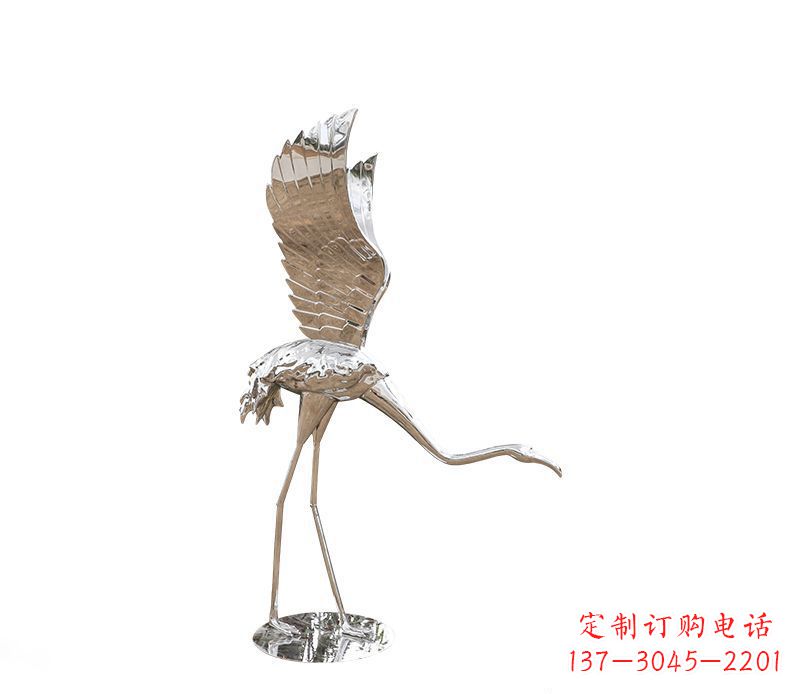 福建不锈钢火烈鸟雕塑灿烂耀眼的艺术之作