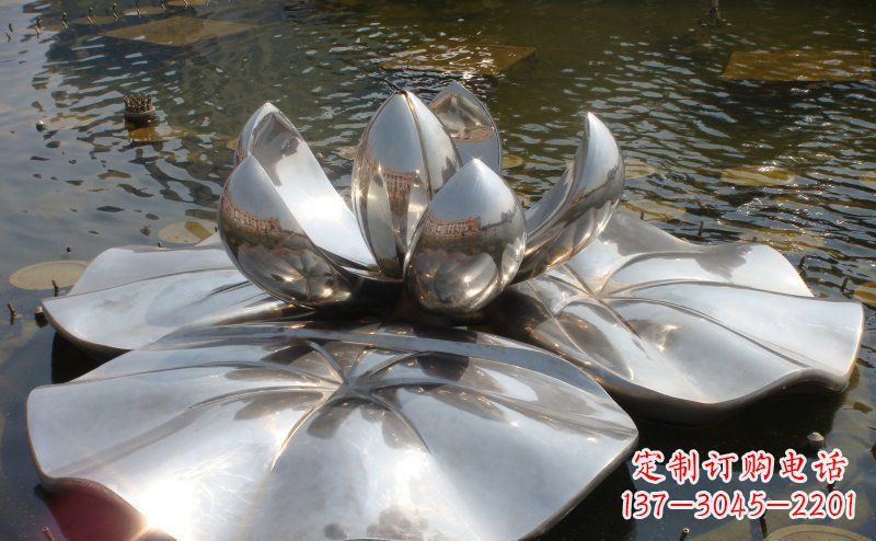 福建不锈钢锻造莲花雕塑