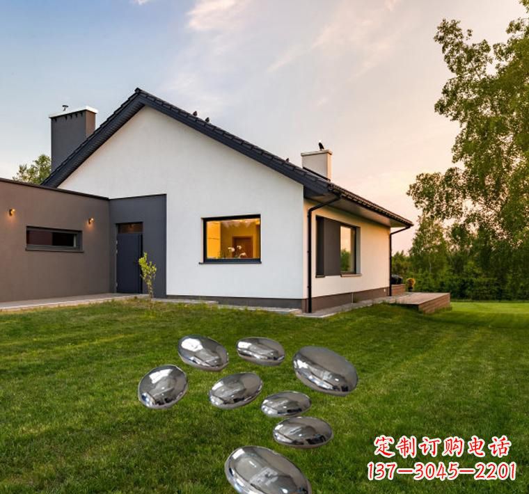 福建不锈钢鹅卵石雕塑精美绝伦