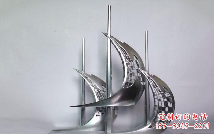 福建不锈钢帆船雕塑——海洋之旅的象征