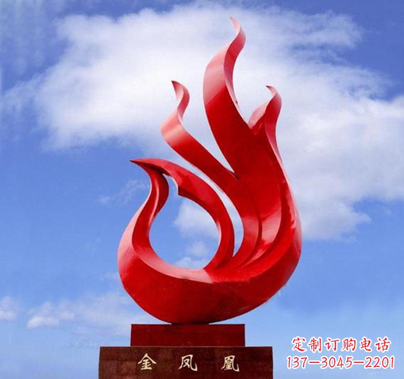 福建不锈钢仿真凤凰雕塑