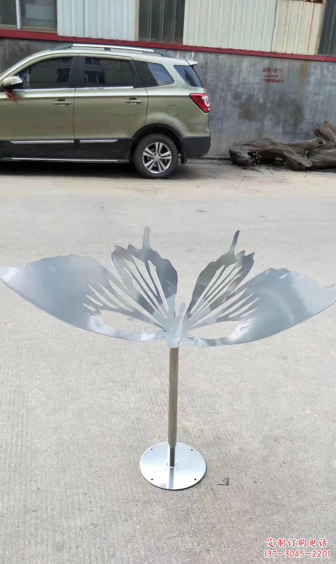 福建绚丽精美的不锈钢蝴蝶雕塑
