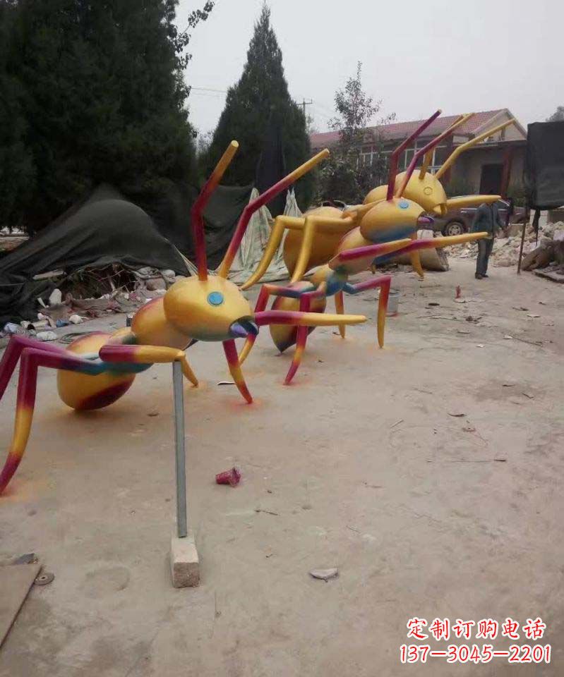 福建精美的不锈钢蚂蚁雕塑