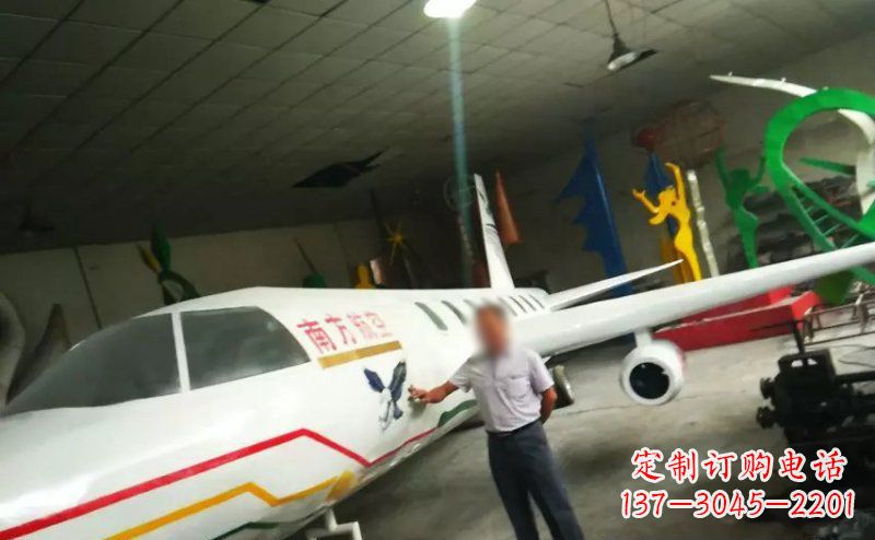 福建不锈钢飞机雕塑精美的艺术作品