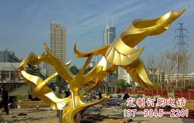 福建不锈钢飞翔的天鹅雕塑