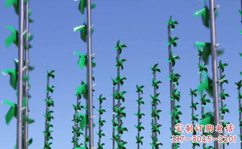 福建不锈钢风车雕塑灵动而又精致
