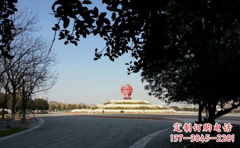 福建不锈钢凤凰广场雕塑