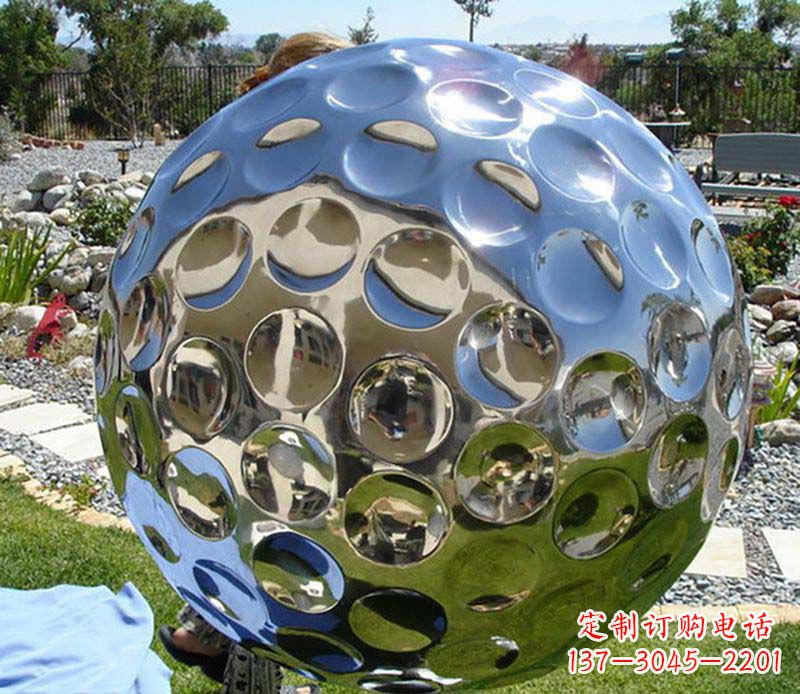 福建精致的不锈钢高尔夫雕塑