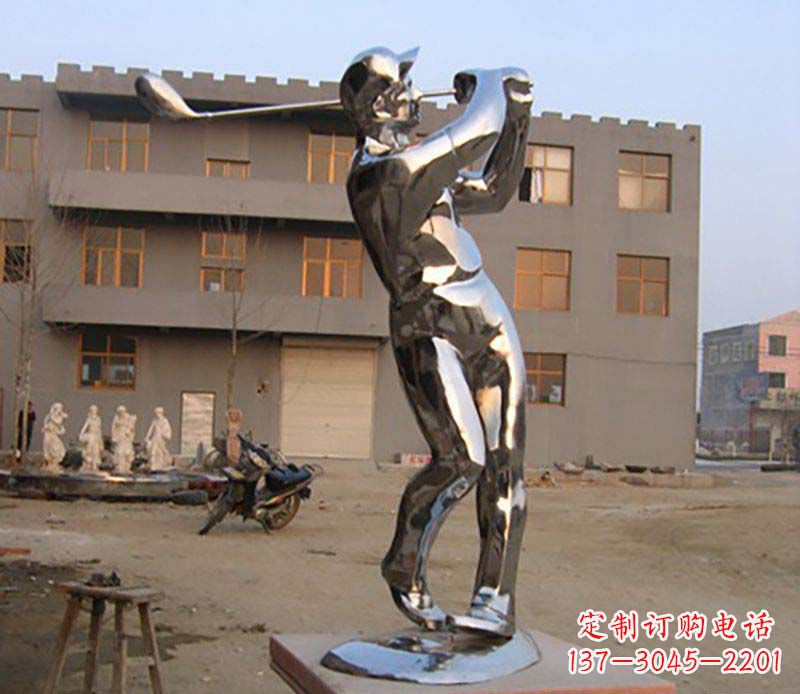 福建不锈钢高尔夫雕塑