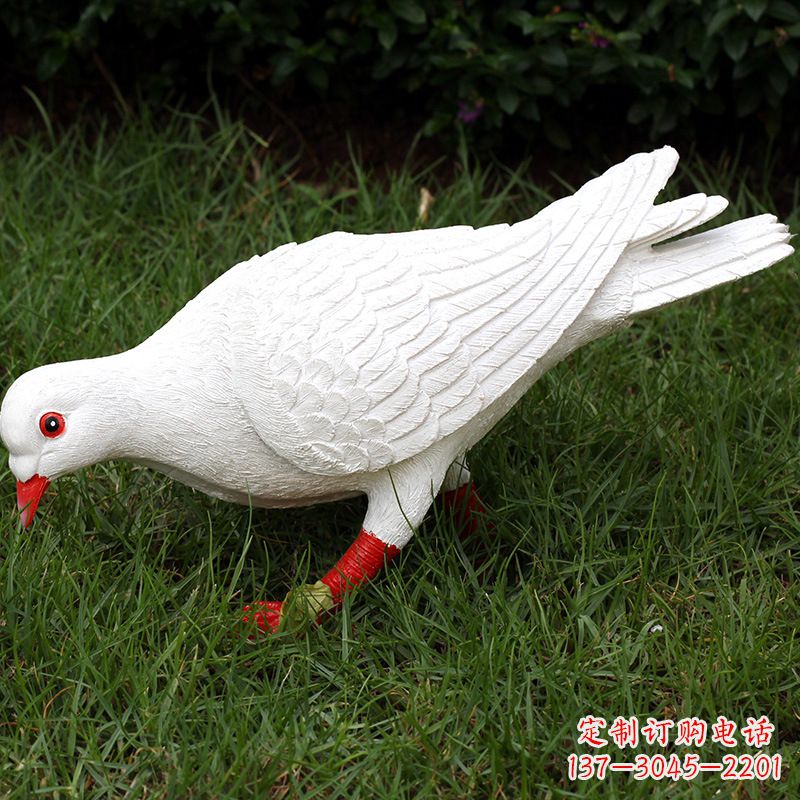 福建精致的不锈钢鸽子雕塑
