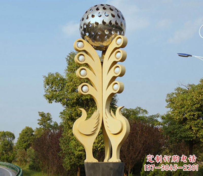 福建不锈钢公鸡雕塑象征勇气与希望