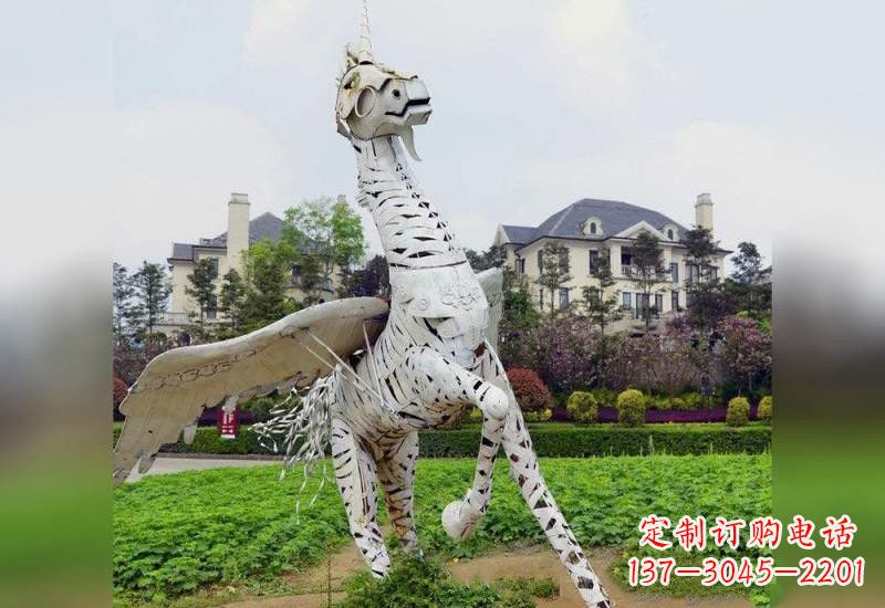 福建不锈钢独角兽雕塑