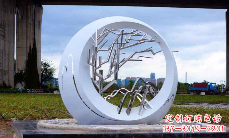 福建不锈钢树枝雕塑艺术与环保的完美结合
