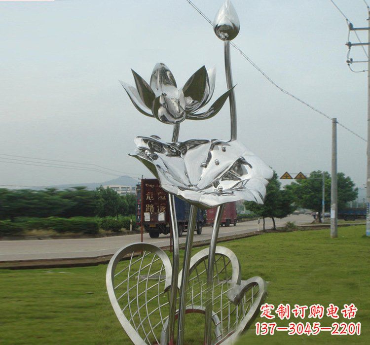 福建不锈钢荷叶雕塑——精美优雅的艺术品
