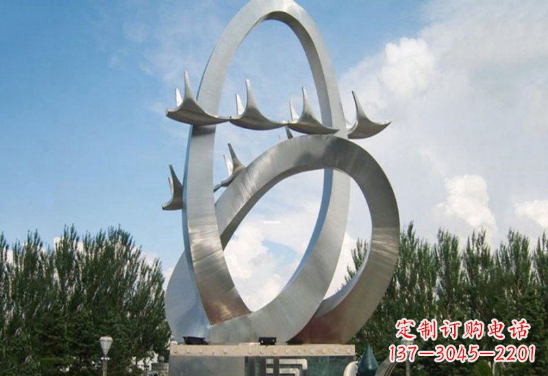 福建不锈钢天鹅雕塑