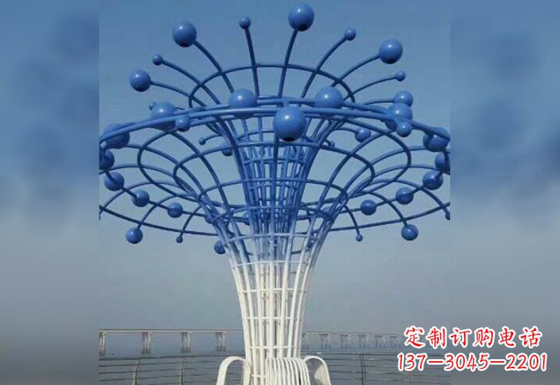 福建不锈钢广场抽象喷泉雕塑