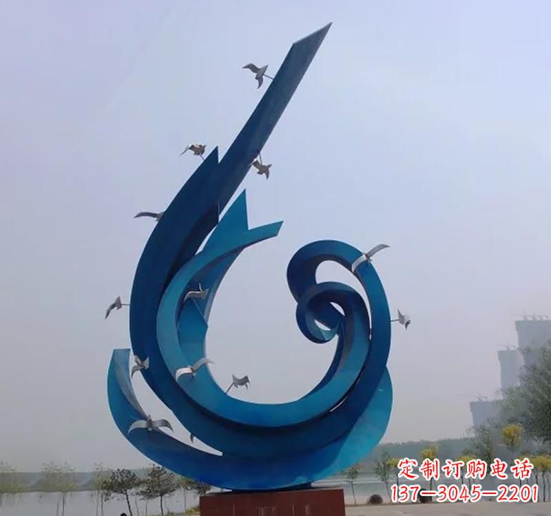 福建不锈钢鸽子雕塑——缔造城市新景象