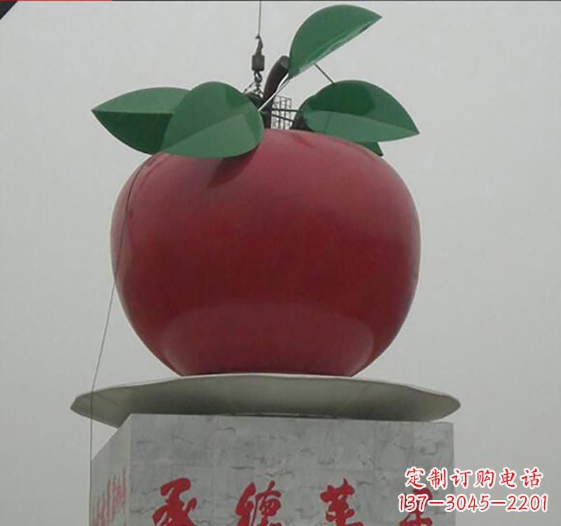 福建不锈钢苹果雕塑一件充满艺术气息的作品