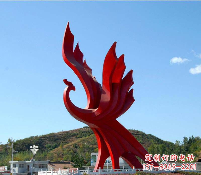 福建璀璨凤凰不锈钢广场上的艺术之美