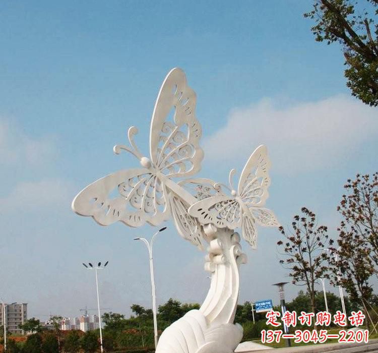 福建不锈钢广场蝴蝶雕塑