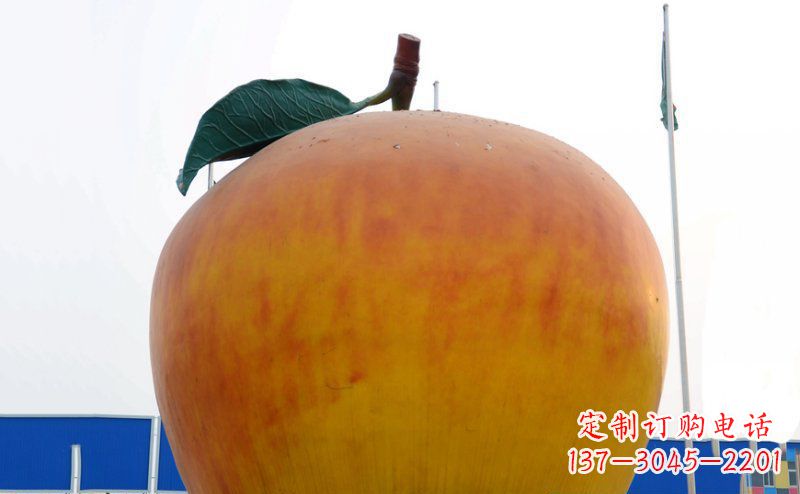 福建不锈钢苹果雕塑浓缩艺术精髓
