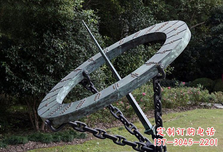 福建不锈钢日晷雕塑精致的艺术符号