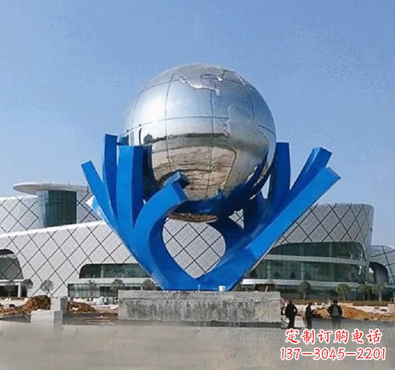 福建不锈钢地球雕塑缔造绿色家园