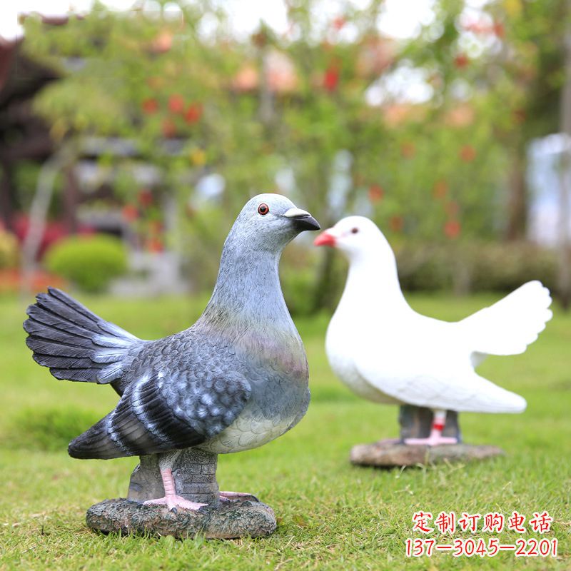 福建和平鸽雕塑——象征着永恒的和平