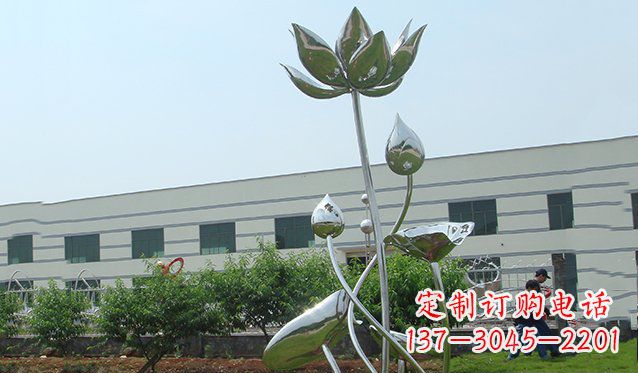 福建不锈钢荷花雕塑