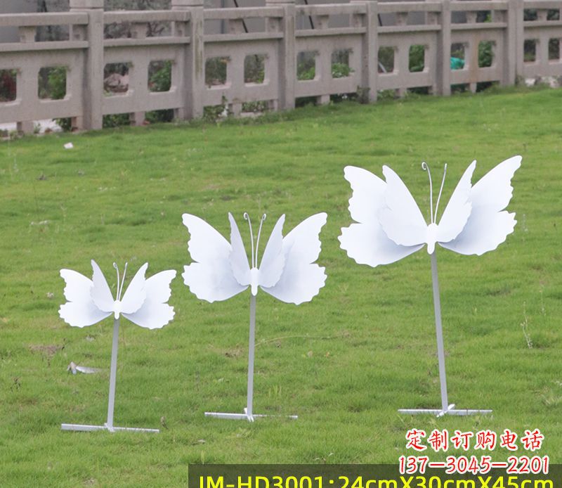 福建不锈钢蝴蝶组合雕塑精美的艺术品