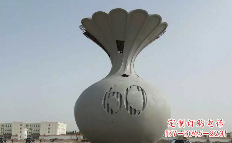 福建不锈钢花篮雕塑精美绝伦