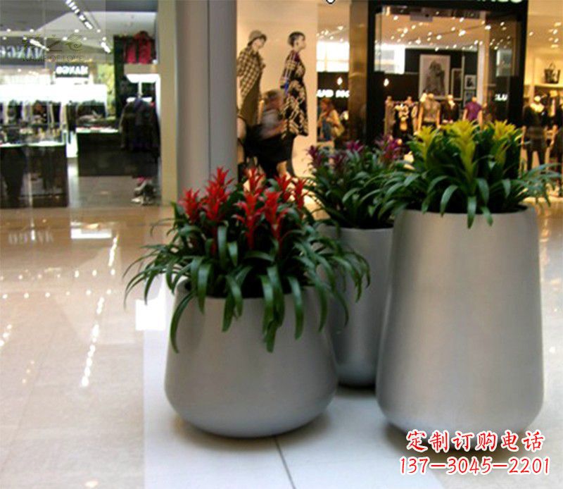 福建不锈钢花盆雕塑2