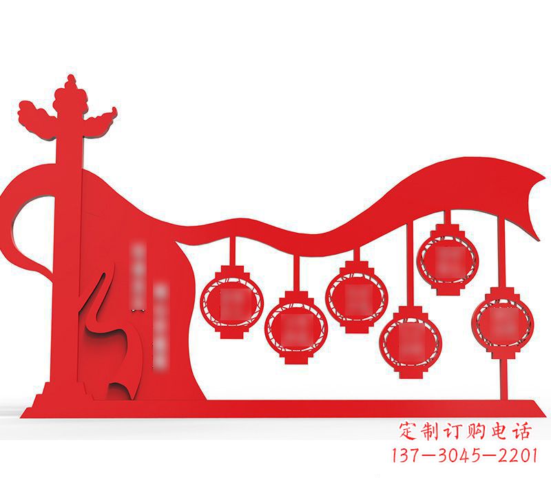 福建不锈钢华表灯笼社会主义核心价值观
