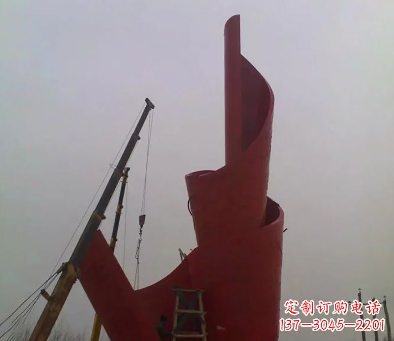 福建不锈钢火炬雕塑点燃社会进步的火炬