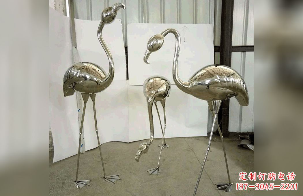 福建不锈钢火烈鸟——雕塑之美
