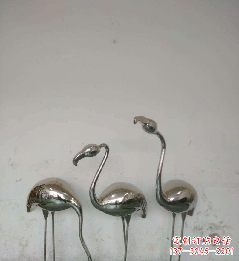 福建不锈钢火烈鸟雕塑把自然之美带入公园