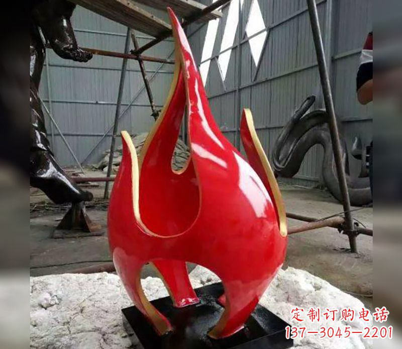 福建不锈钢火龙果雕塑传承传统文化的艺术品