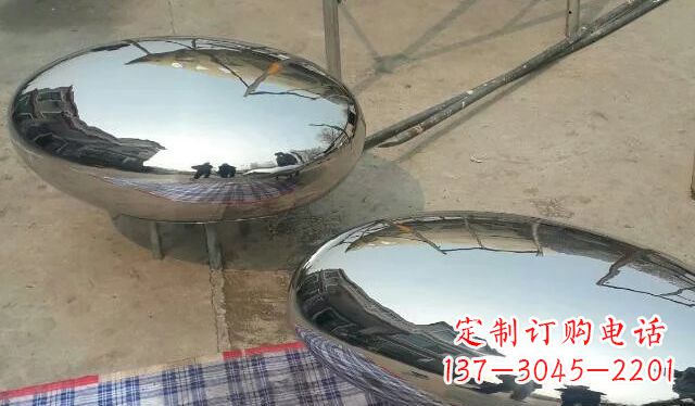 福建不锈钢鸡蛋雕塑精美的艺术作品
