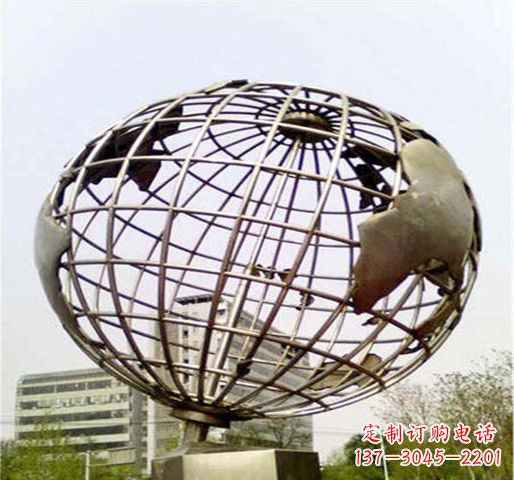 福建不锈钢地球仪雕塑让美景永恒