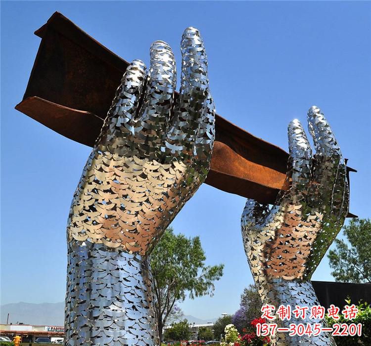 福建不锈钢拱门雕塑精美绝伦
