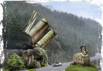 福建神农本草经竹简雕塑——传承中华文化精髓