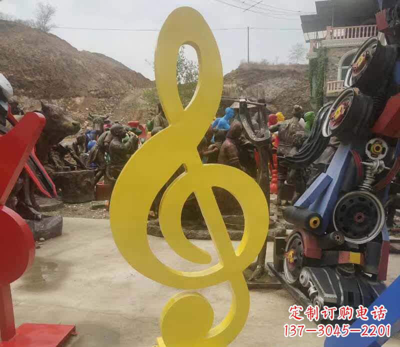 福建不锈钢音符雕塑美丽而持久的艺术