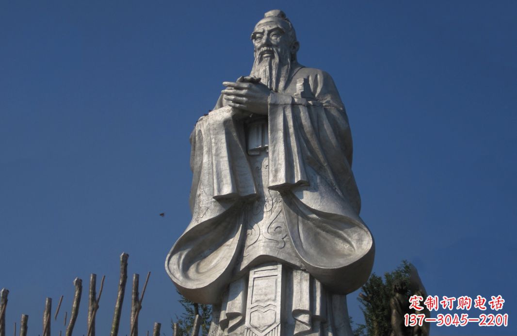 福建不锈钢孔子人物雕塑——传承中华文化的精神象征