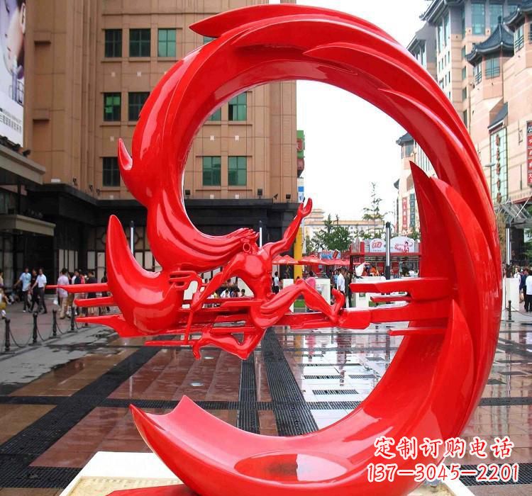 福建夸父雕塑一种不锈钢的艺术