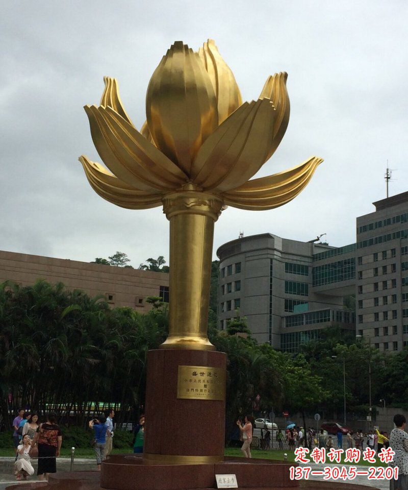 福建不锈钢莲花雕塑——美丽的艺术见证