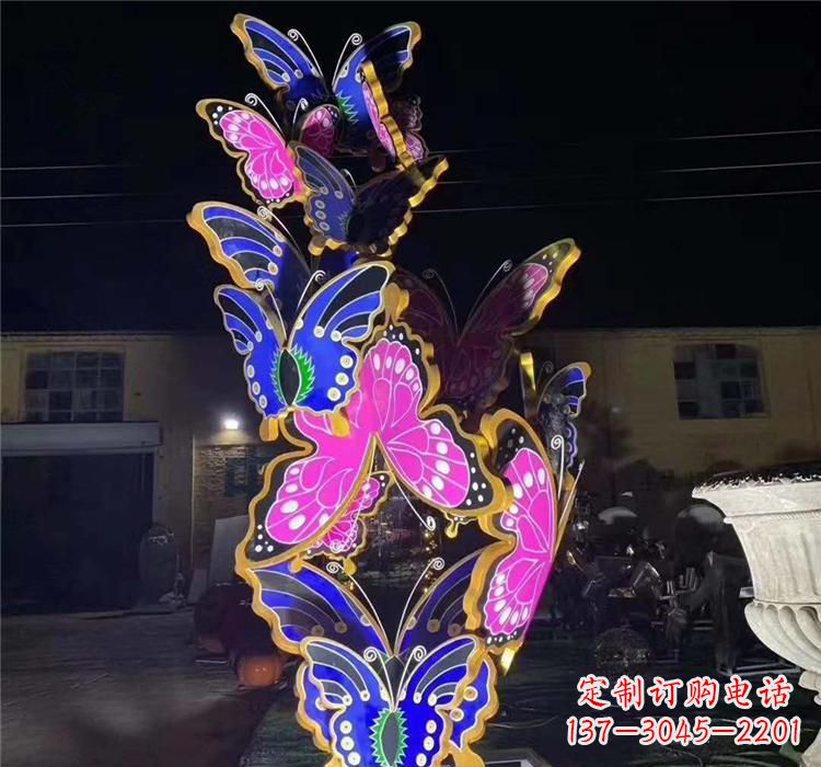 福建不锈钢镂空蝴蝶雕塑——自由自在的艺术风景